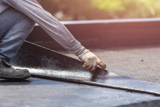 Professional Wet Basement Repair technician working in Monrovia, IN